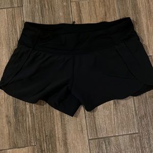 Lululemon size 8 black shorts